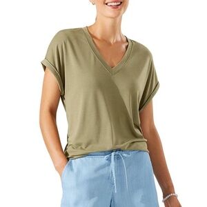 Tommy Bahama Kauai Soft Stretch Knit Jersey V-Neck Short Sleeve T-Shirt